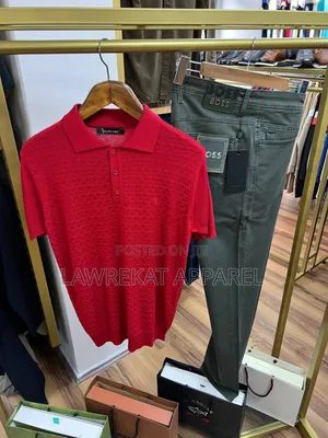 Photo - Luxury T-Shirt and Jean Trousers.
