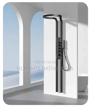 Luxury Bathroom Black Panel Shower (435b)
