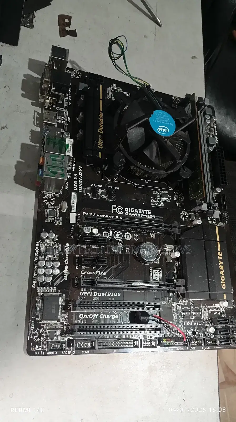 Gigabyte Ga-H87-Hd3 Core I7 Generation Motherboard Full Atx