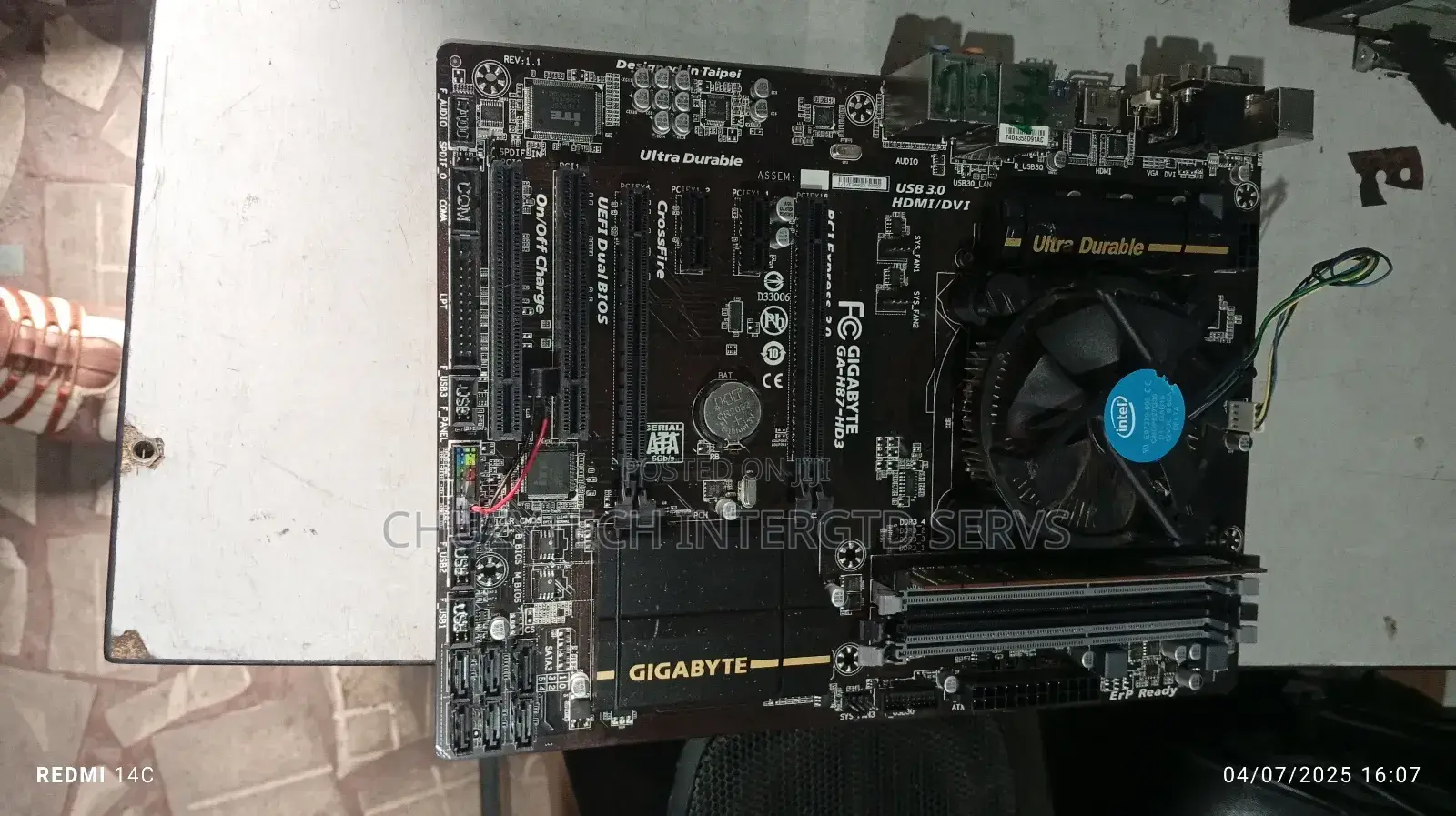 Gigabyte Ga-H87-Hd3 Core I7 Generation Motherboard Full Atx