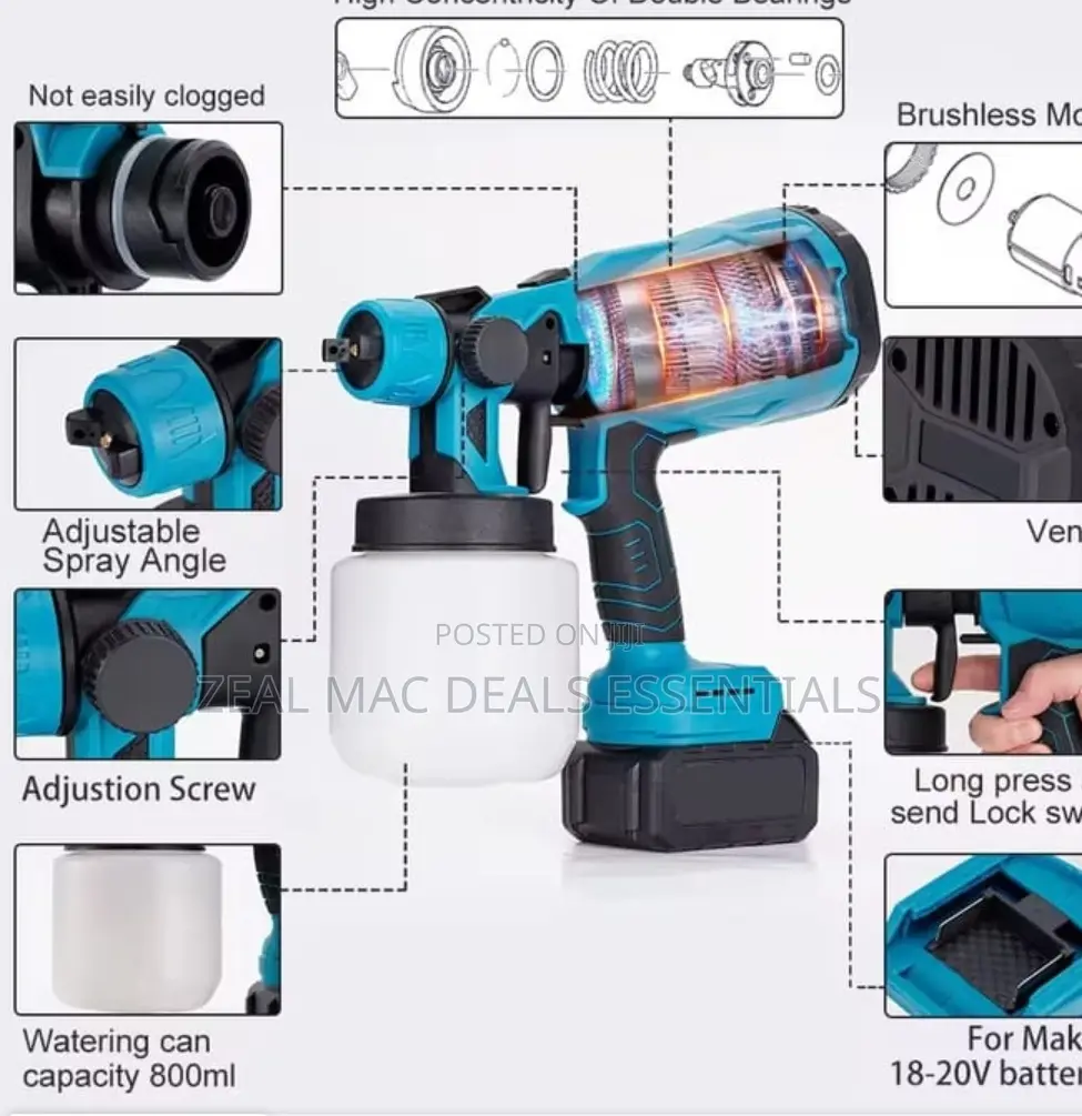 21volts Cordless Spray Gun
