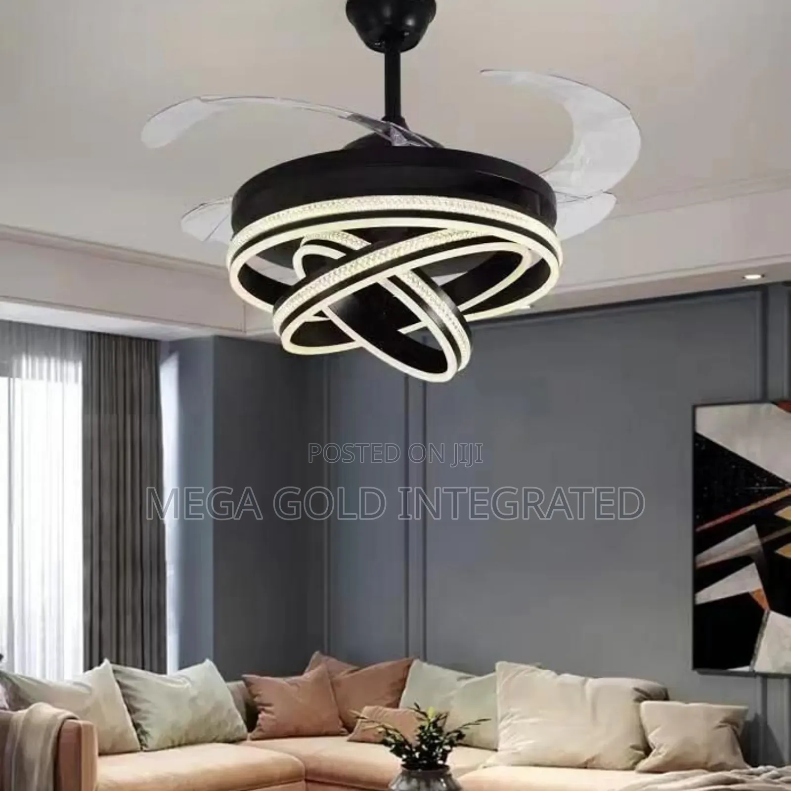 Led Chandelier Fan Light