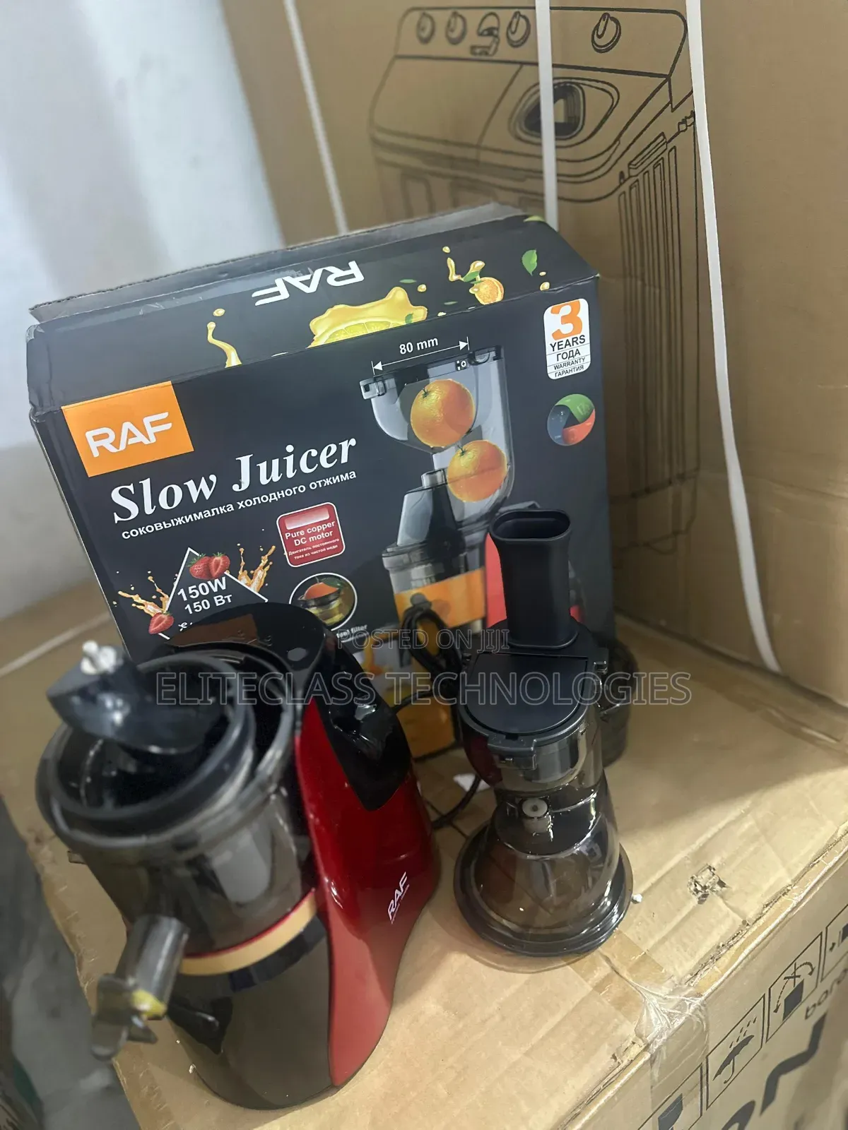 Raf Slow Juicer for Maximum Nutrition