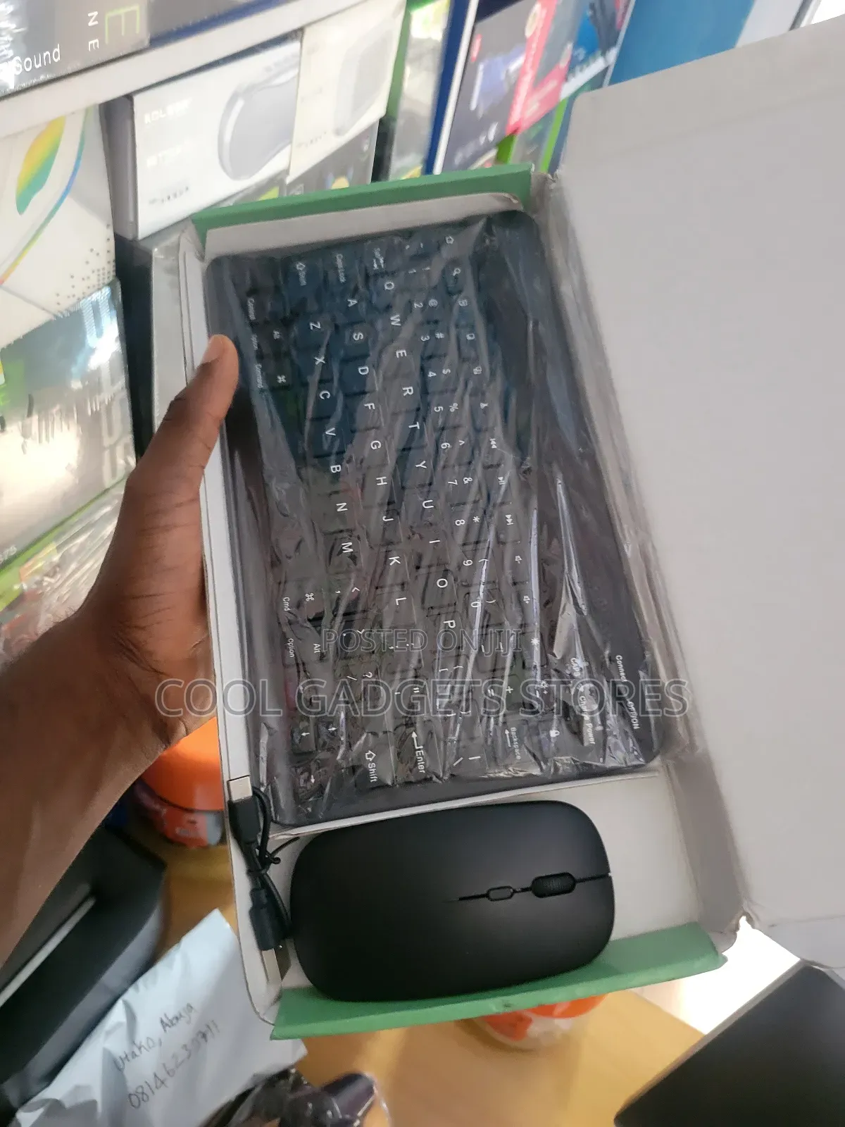 10 Inches Rechargeable Wireless Keyboard And Mouse