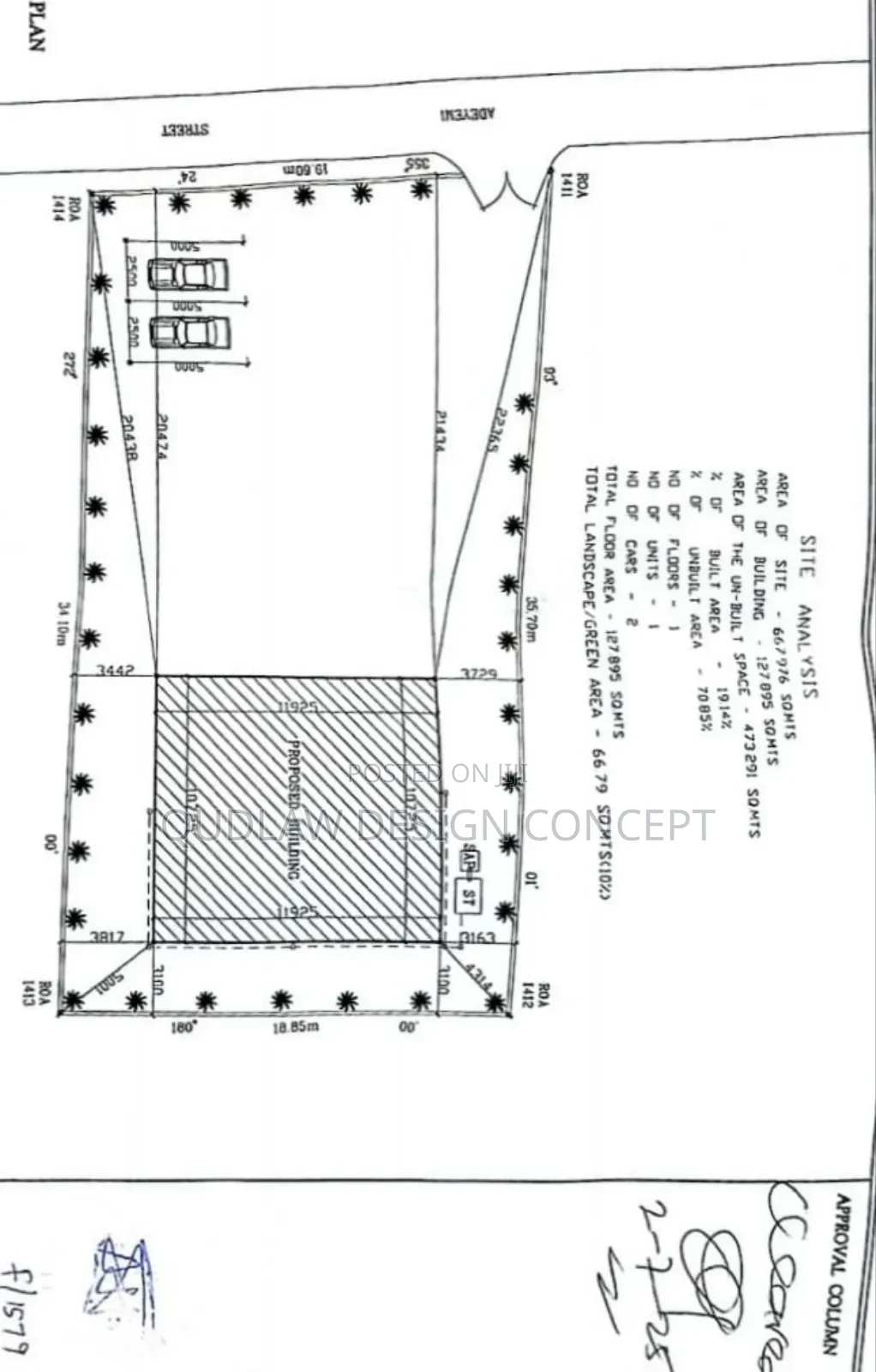 Architectural Schematic Drawing