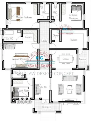 Architectural Schematic Drawing