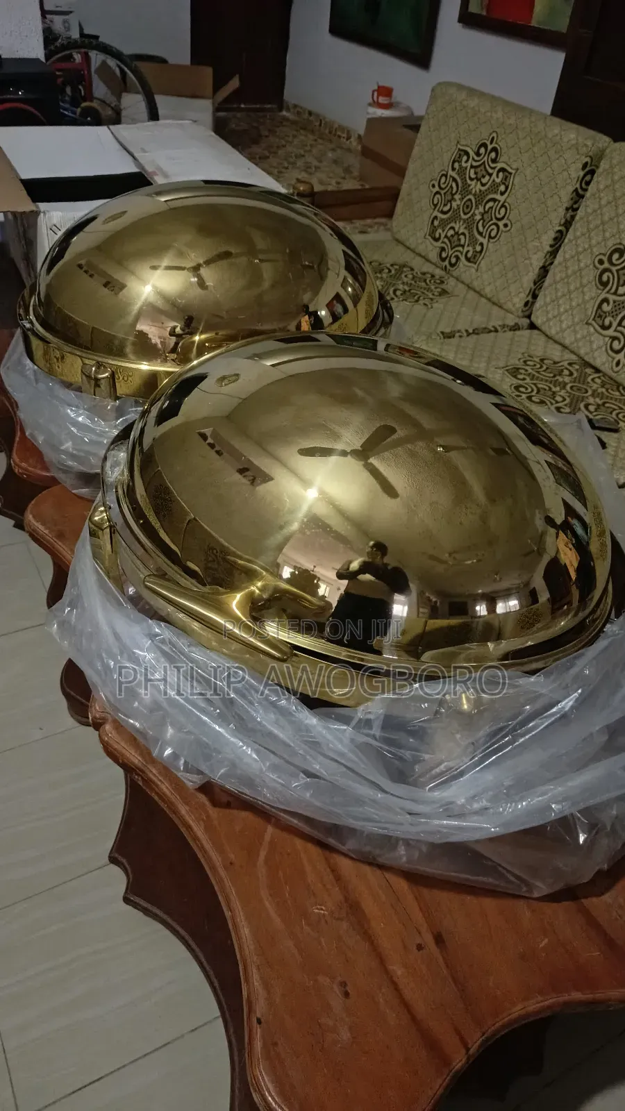 Gold Plated Stainless Steel Chaffing Dish 9l