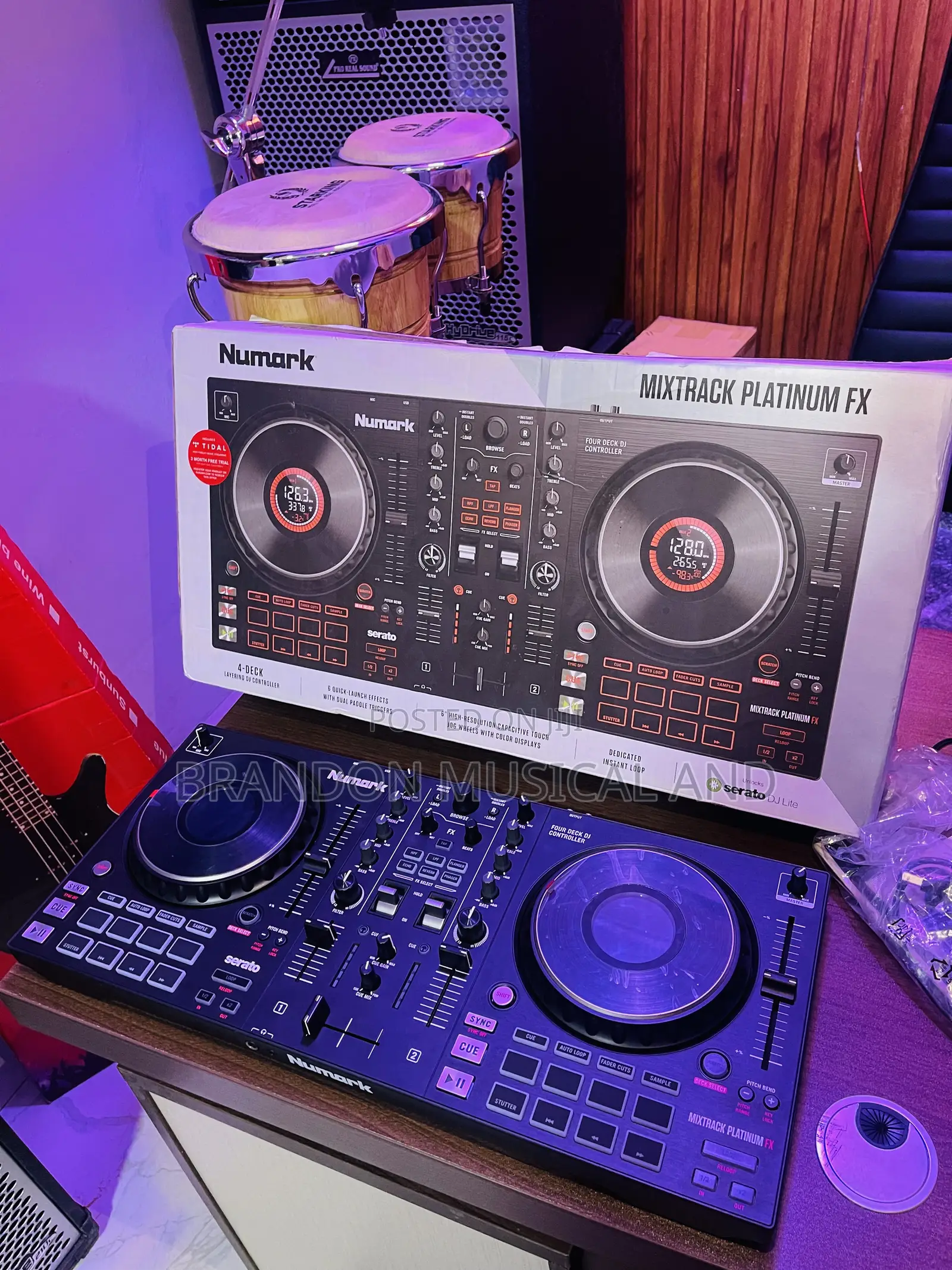 Numark Mixtrack Platinum Fx Dj Controller