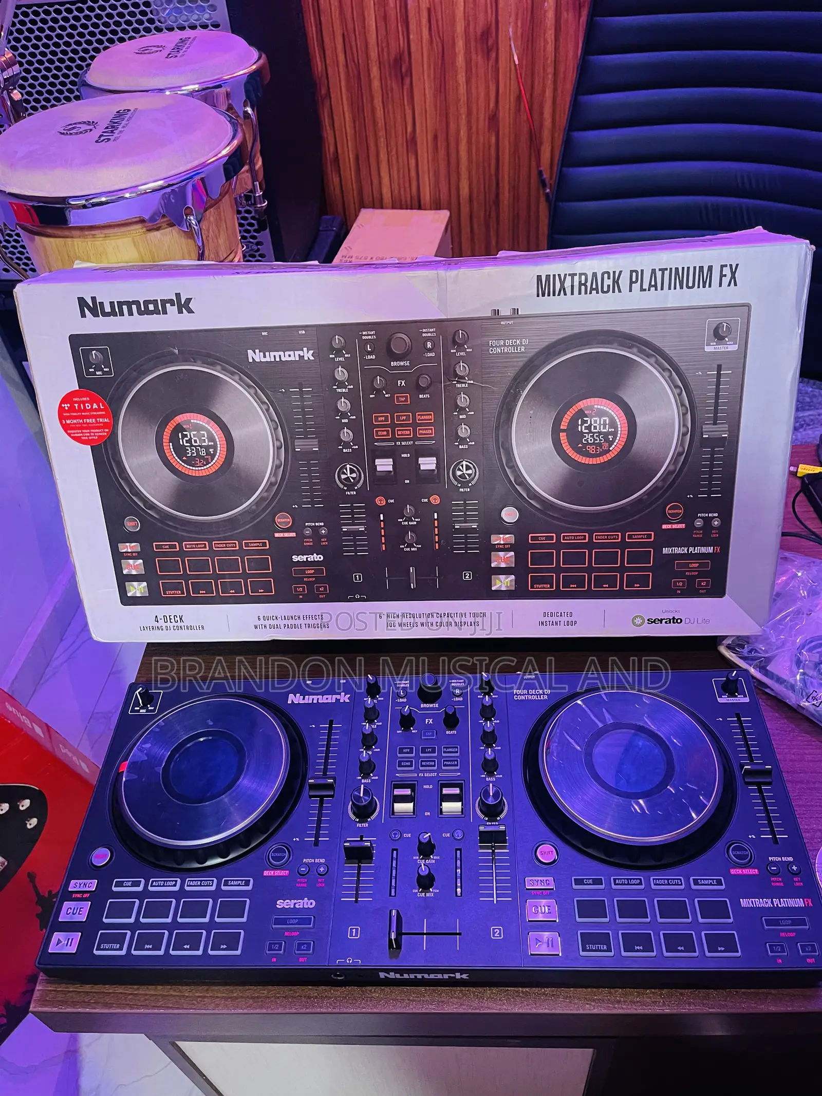 Numark Mixtrack Platinum Fx Dj Controller