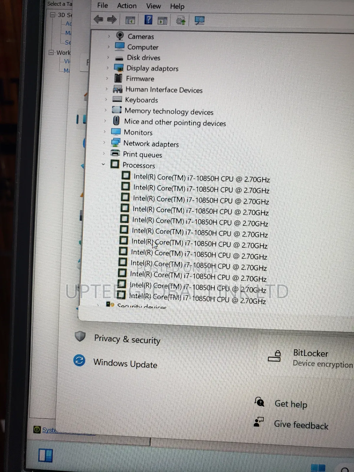 Laptop Dell Precision 7550 32GB Intel Core I7 SSD 512GB