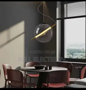 Led Tube Suspension Light Smoke Glass