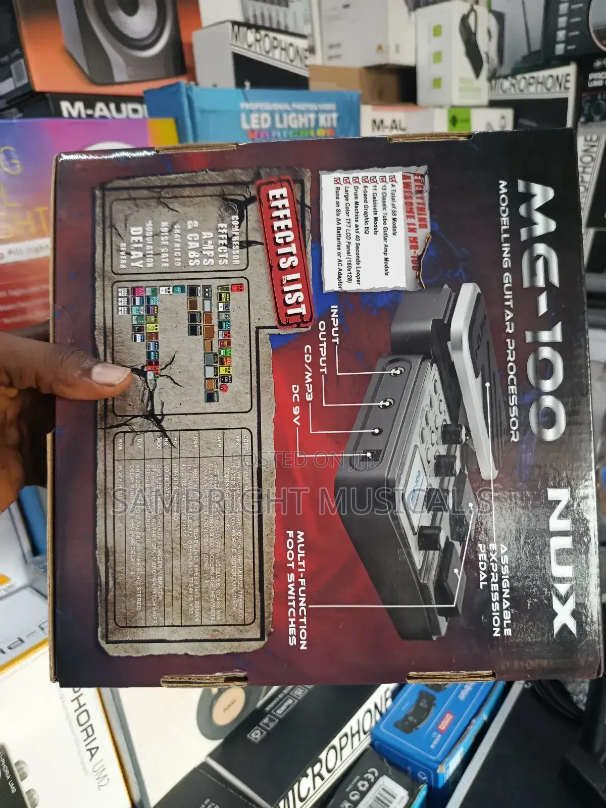 Nux Mg-100 Multi Guitar Effect