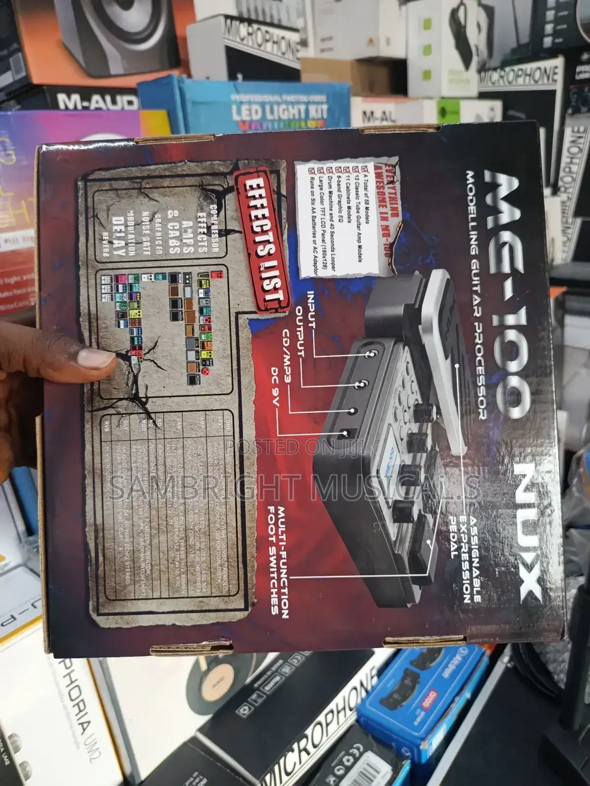 Nux Mg-100 Multi Guitar Effect