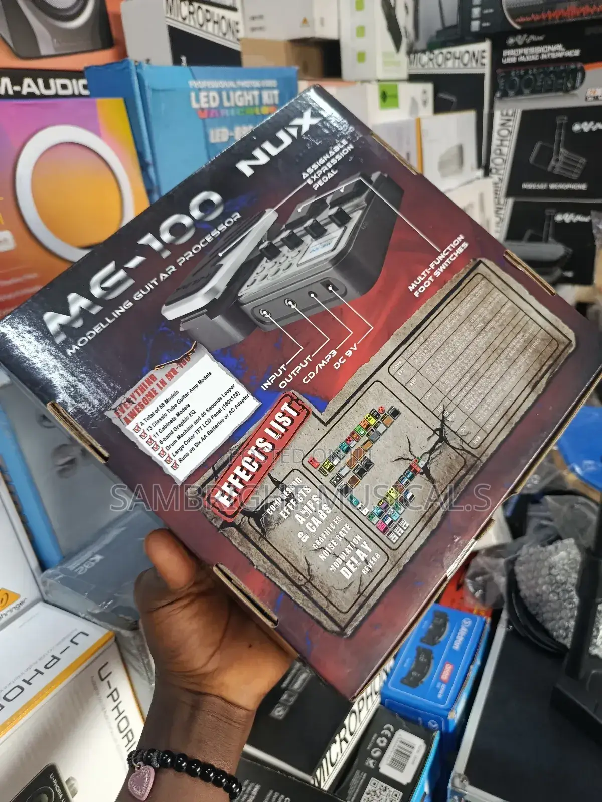 Nux Mg-100 Multi Guitar Effect