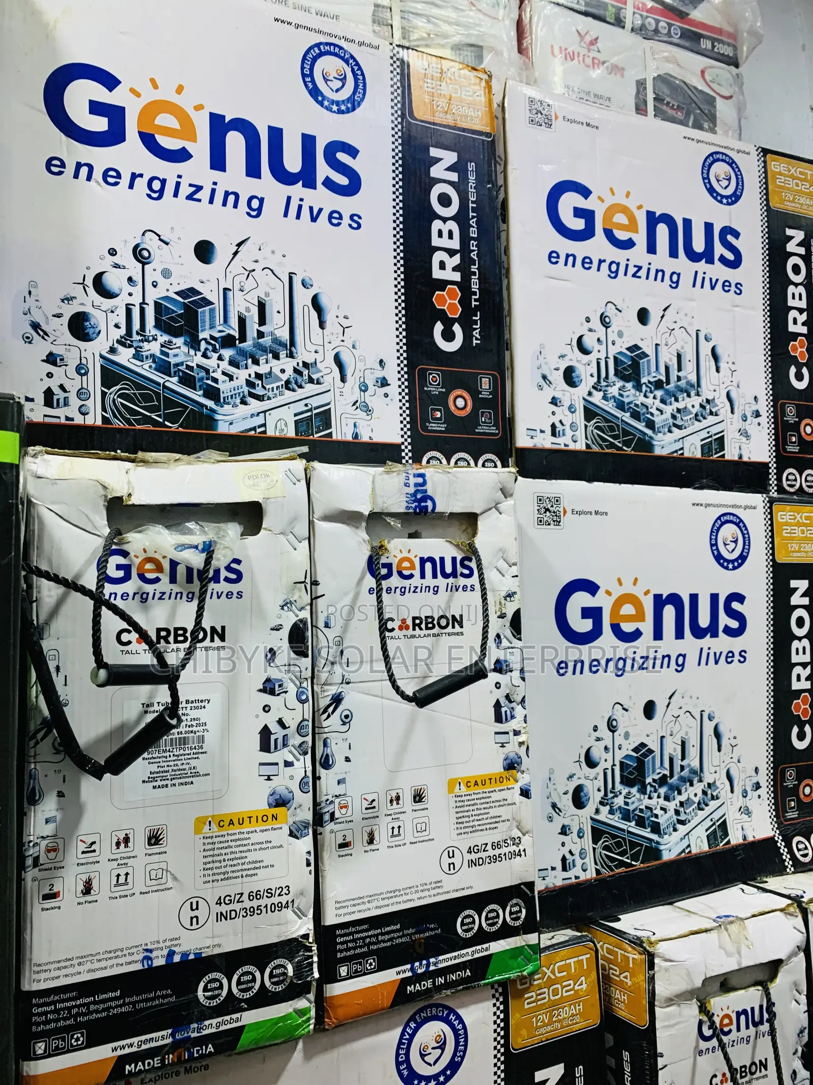 Genius Tubular Battery 230ah