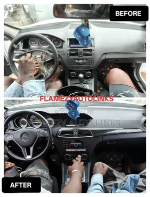 C300 Dashboard Upgrade With Steering Wheel