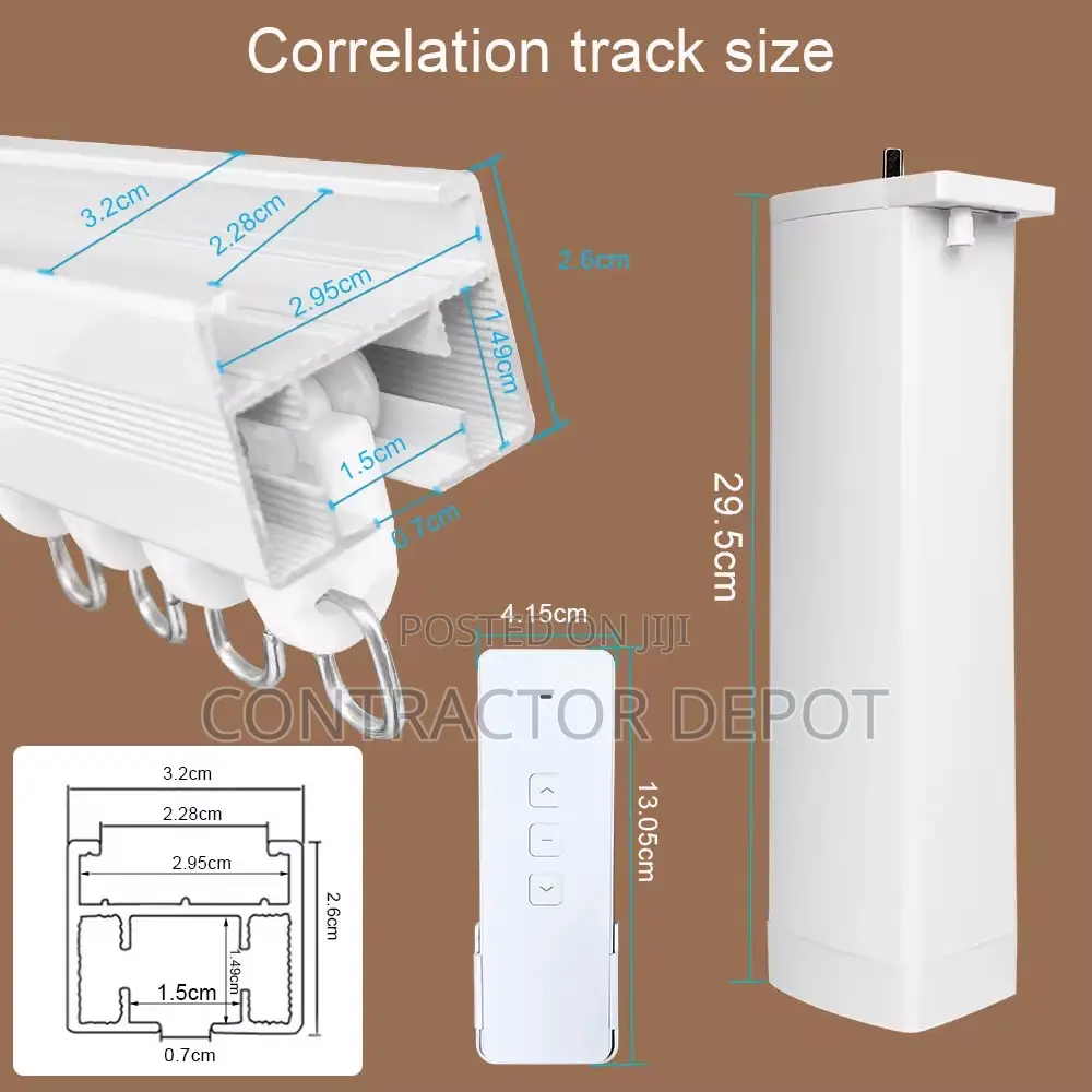 Alexa Diy Smart Curtain Kit Electric With Tuya 4.2 Meter
