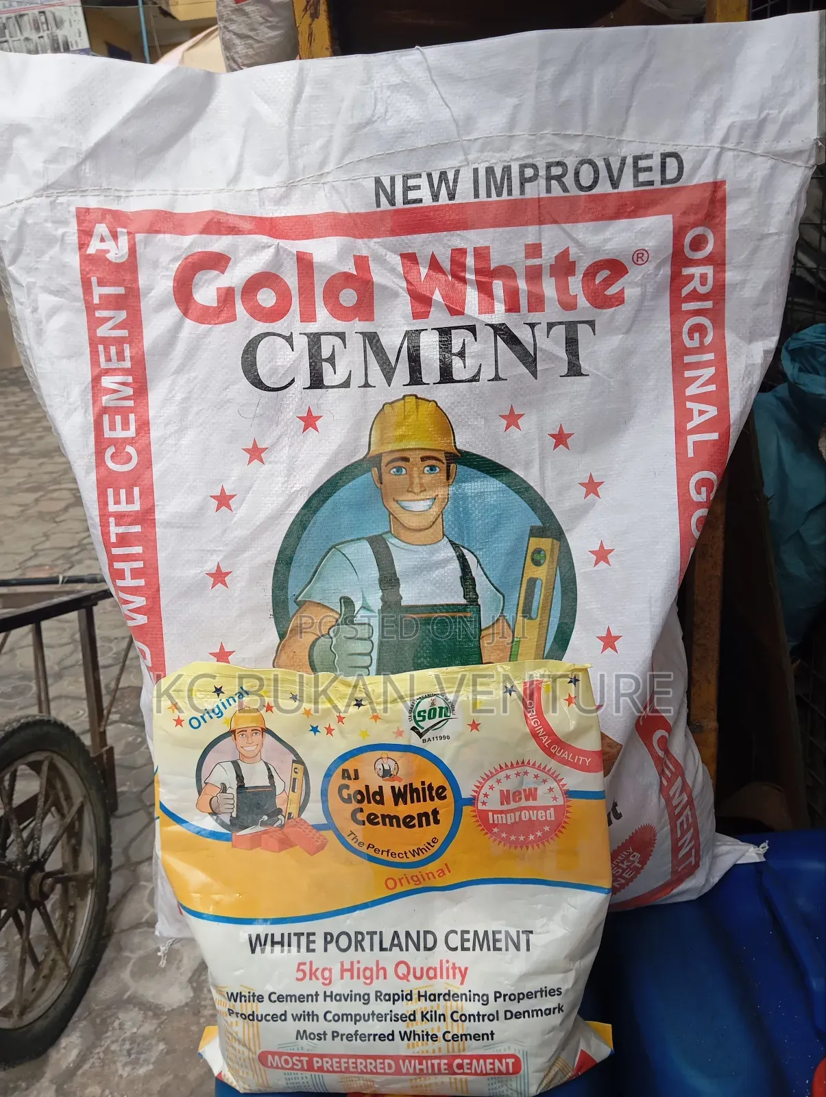 Gold White Cement