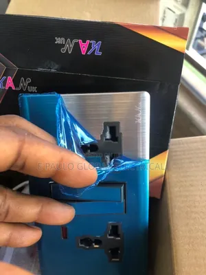 13amps Double Stainless Socket