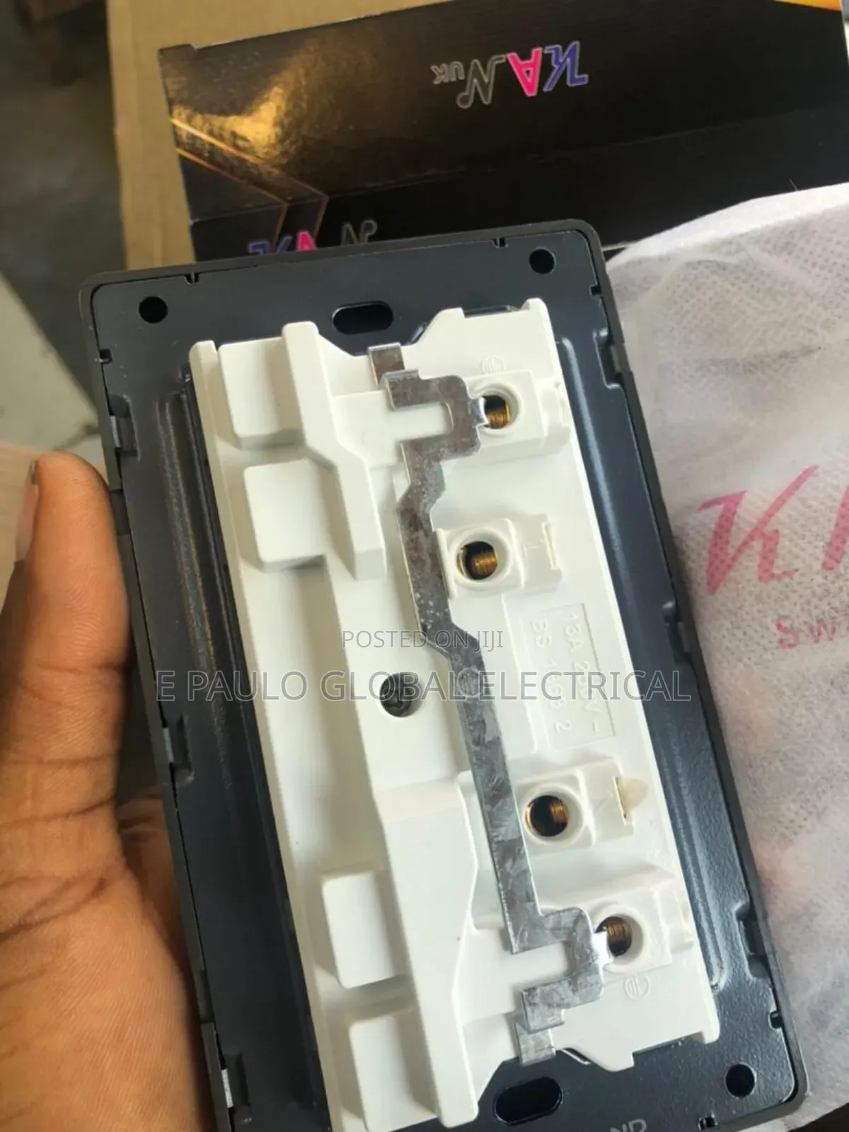 13amps Double Stainless Socket