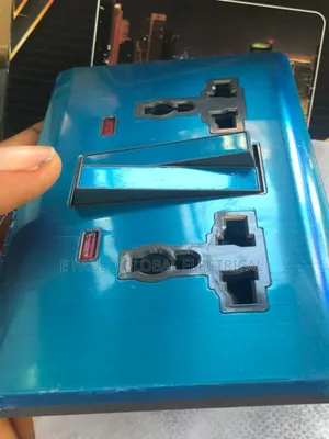 13amps Double Stainless Socket