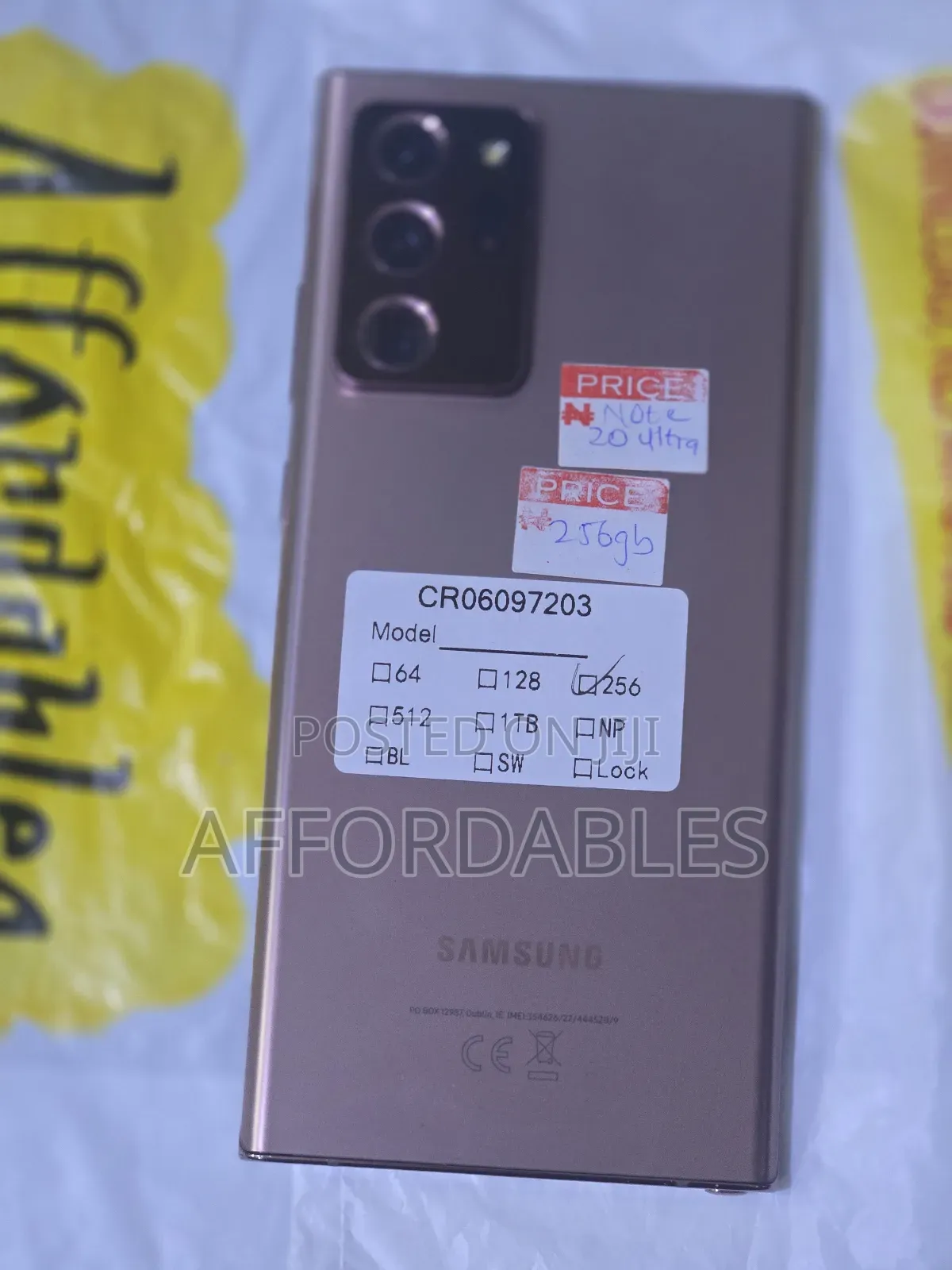 Samsung Galaxy Note 20 Ultra 256 GB Gold