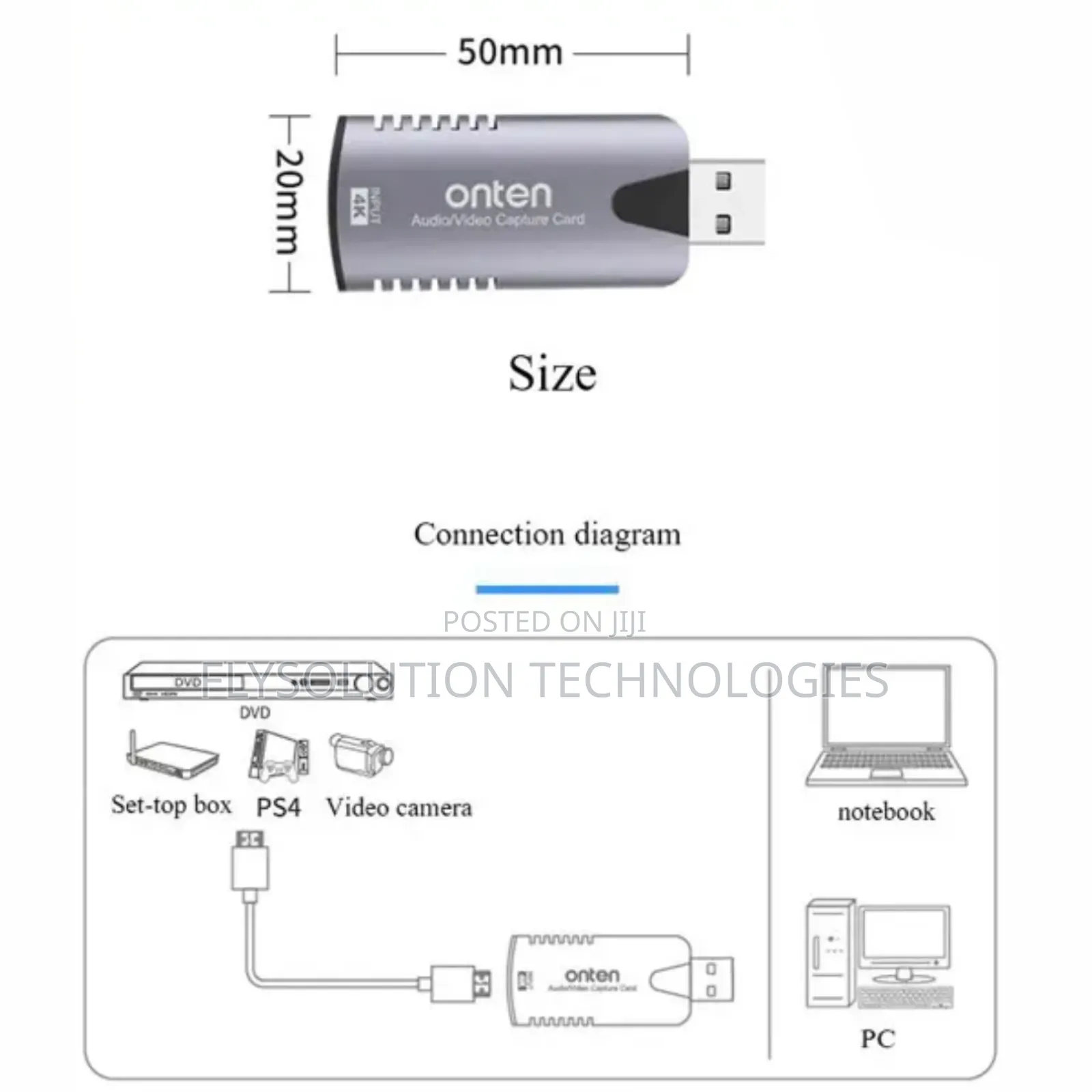 Onten Us323t Usb Audio Video Capture Card