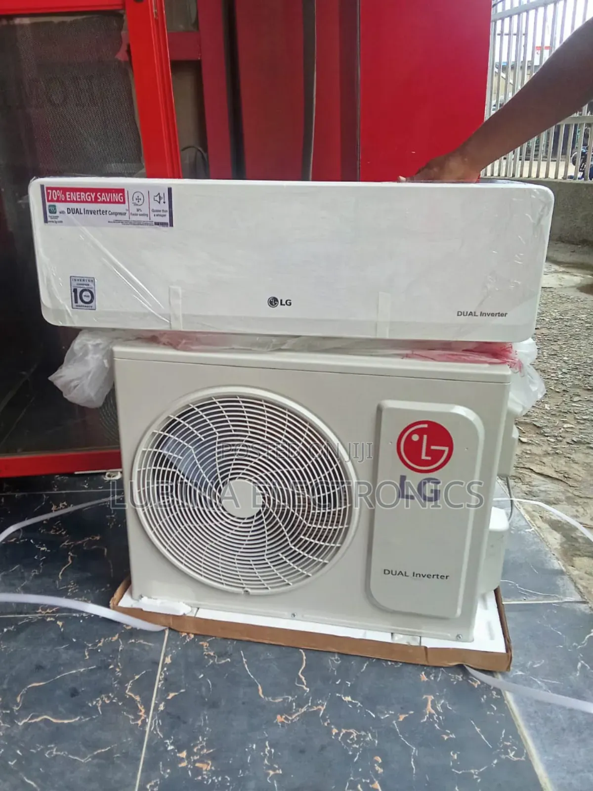 Brand New Lg 1.5hp +Kits Dual Inverter Split Unit Ac√Copper√