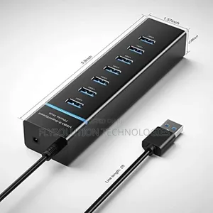 7 Ports 3.0 Usb Hub Support 1tb High Speed