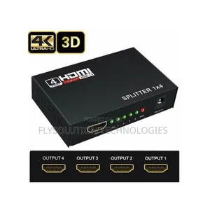 4 Port Hdmi HDCP Splitter 1×4 Full Hd 3d 