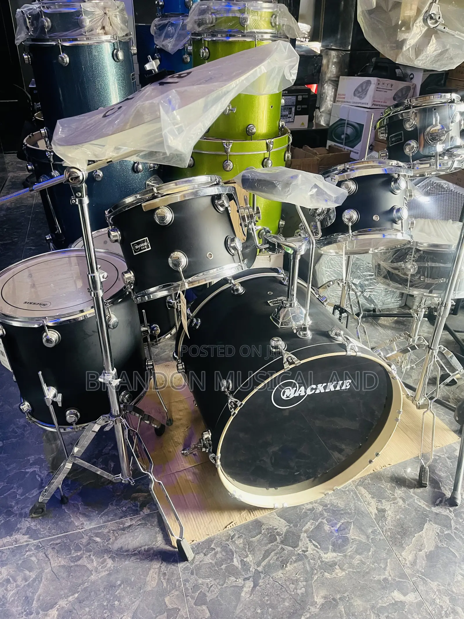 Mackkie 7pcs Drum Set
