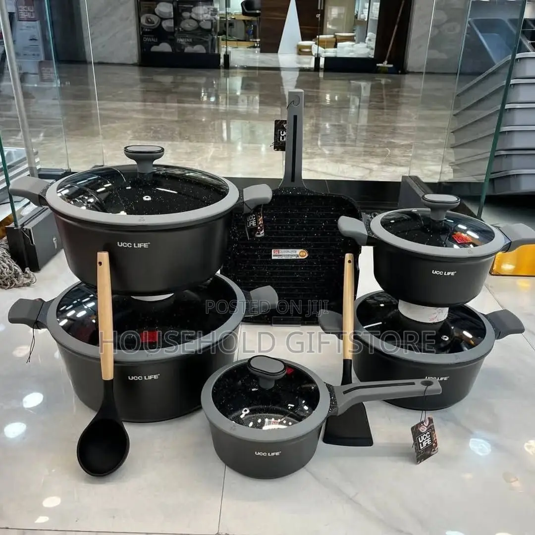 16pcs Ucc Life Cookware Set