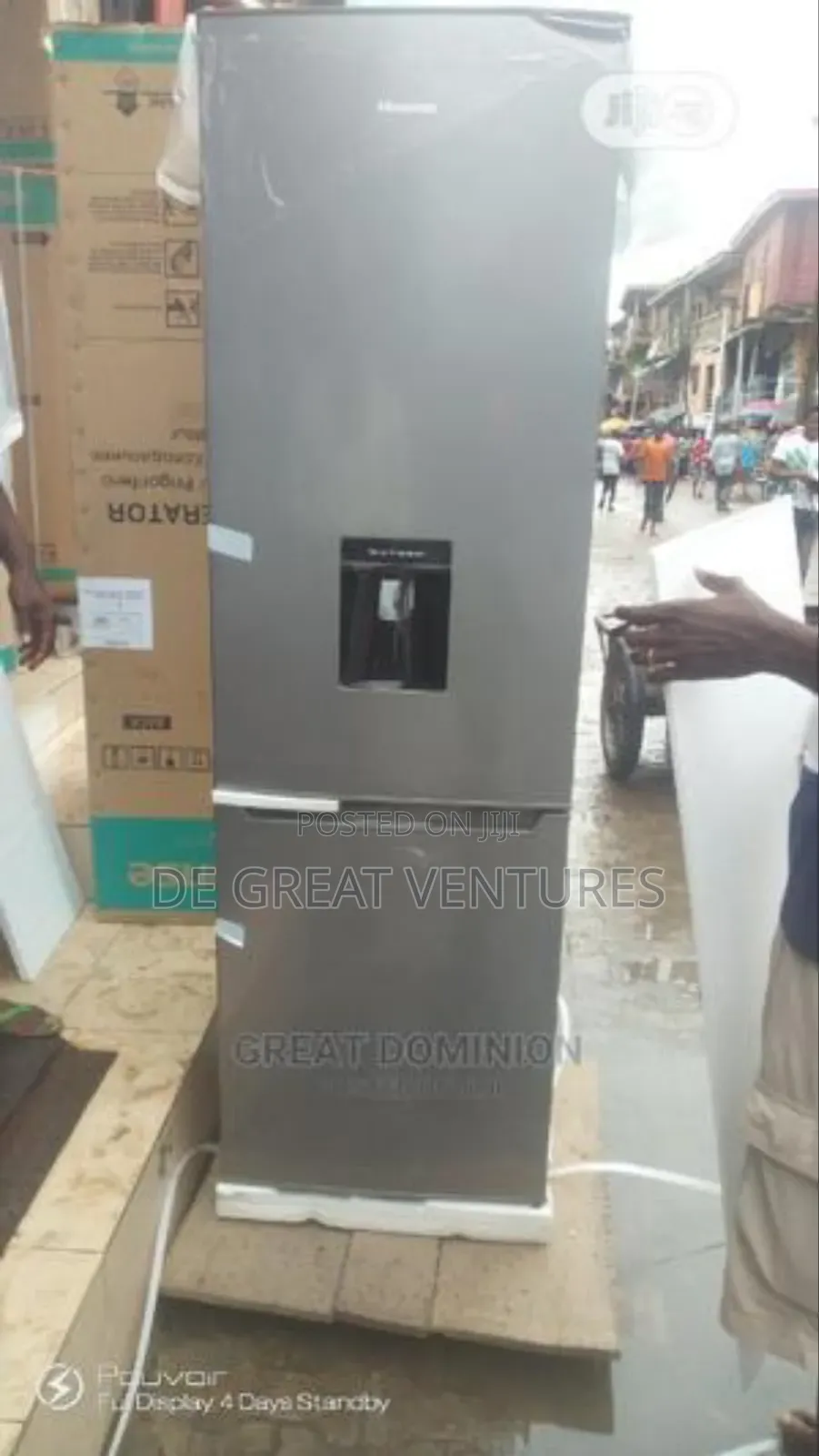 Brand New Hisense(Ref35dcr) 245l Half-Half Fridge√Dispenser√
