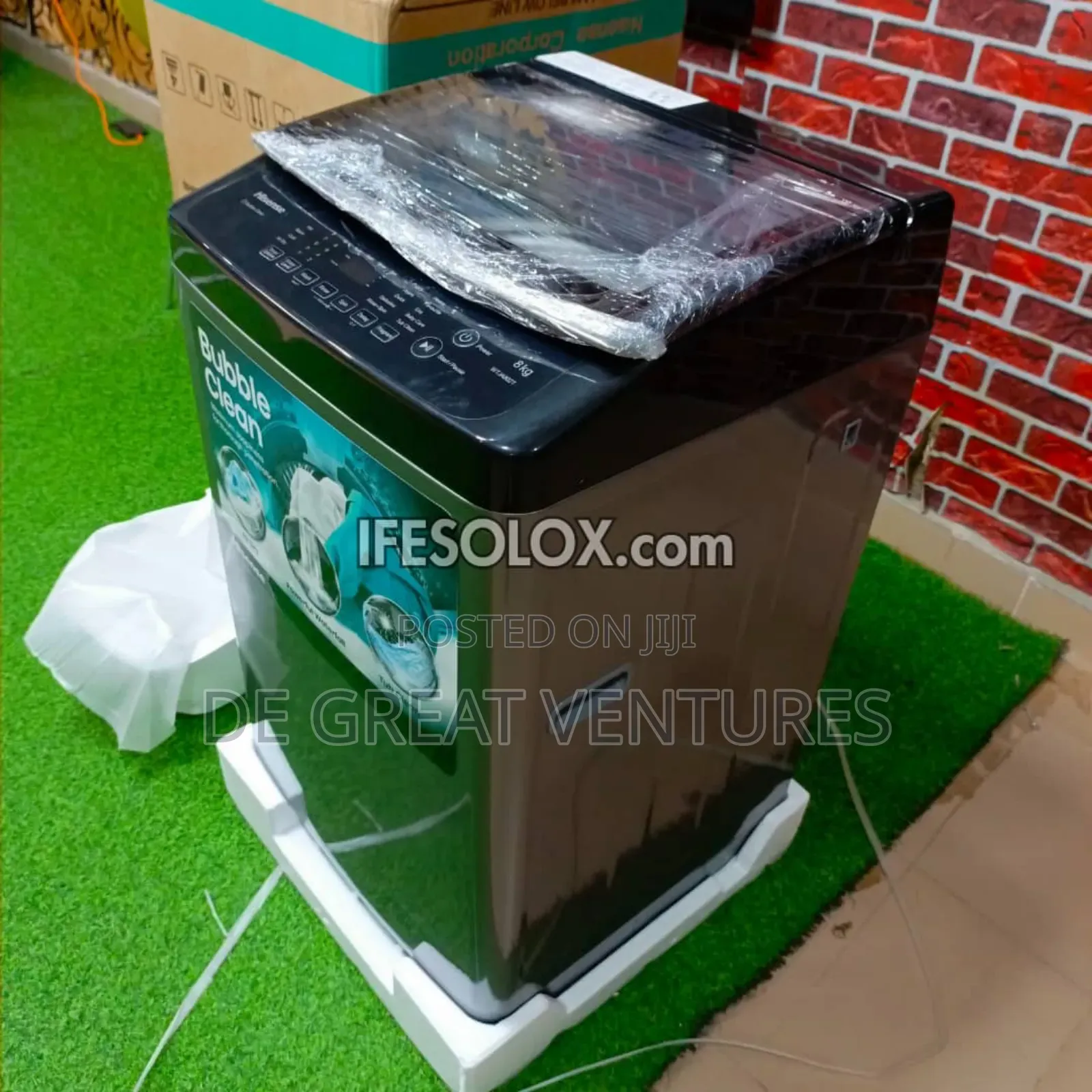 Brand New Hisense 8kg Top Loader Automatic Washing Machine