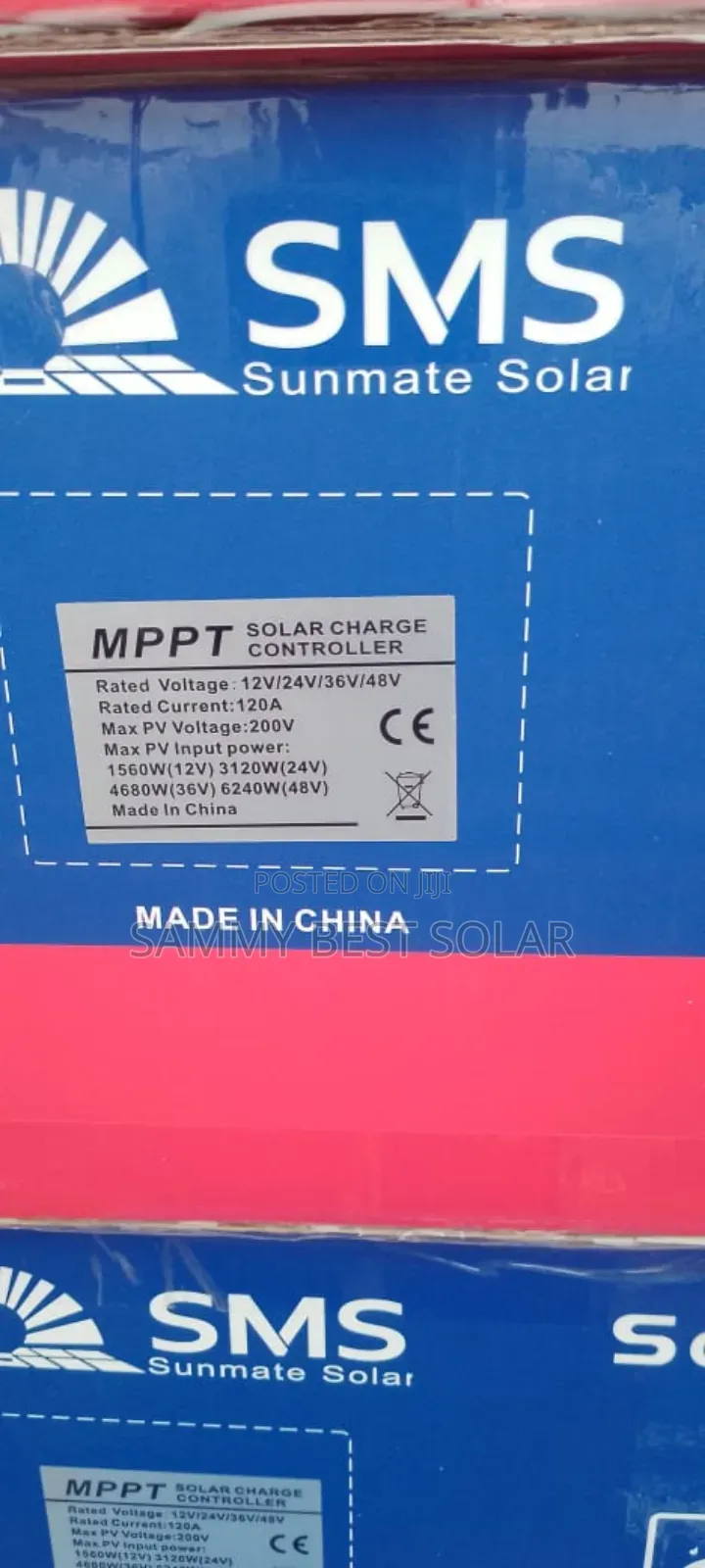 120ah/12v SMS MPPT Solar Charger Controller