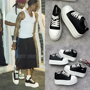 Rick Owens DRKSHDW Double Bumper Sneaks Now Available