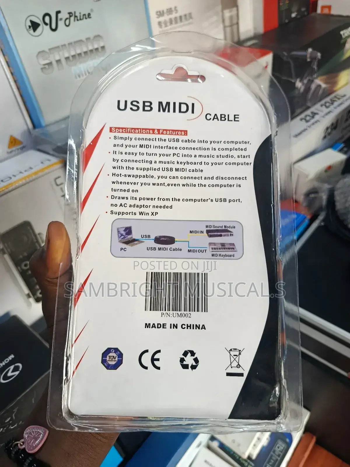 USB Midi Cable