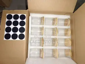 12pcs Borosilicate Canister Jar Set