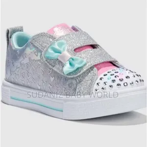 Skechers Toddler Girls Twinkle Sparks Heather Charm Sneakers