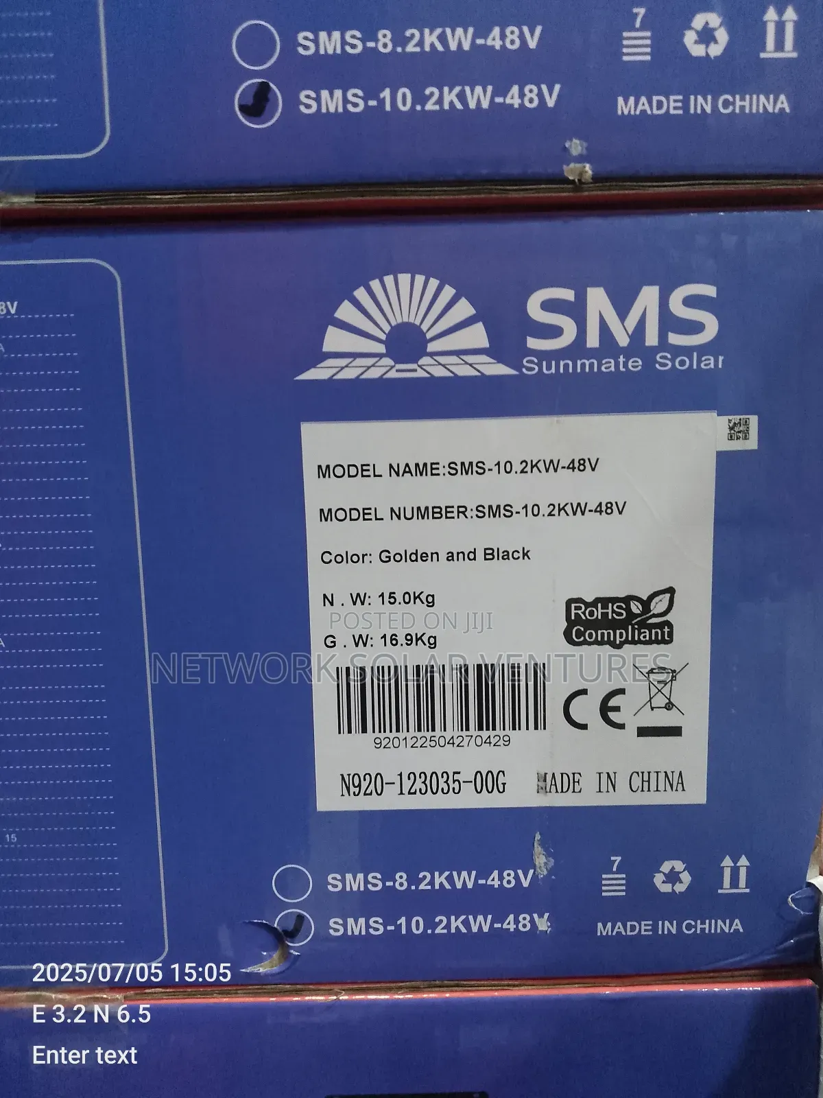 10.2 Kva 48v SMS Solar Inverter
