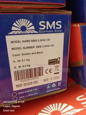 2kva 12v SMS Solar Inverter