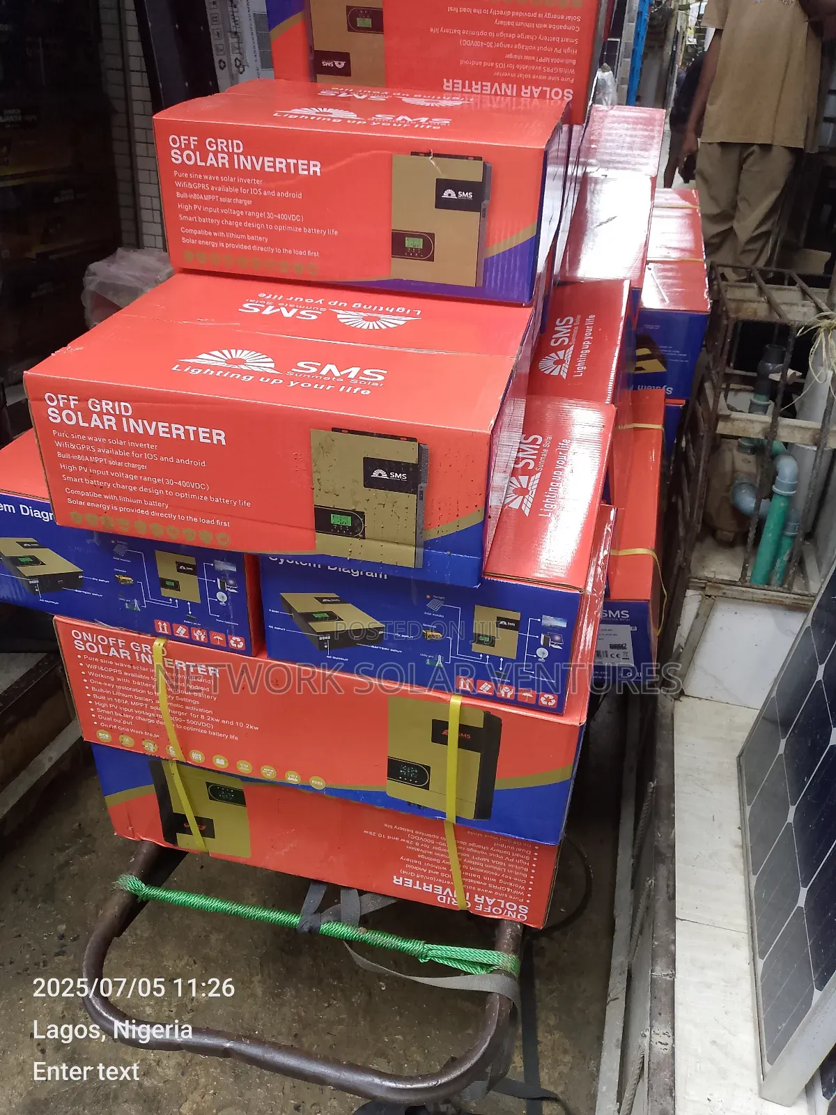 2kva 12v SMS Solar Inverter