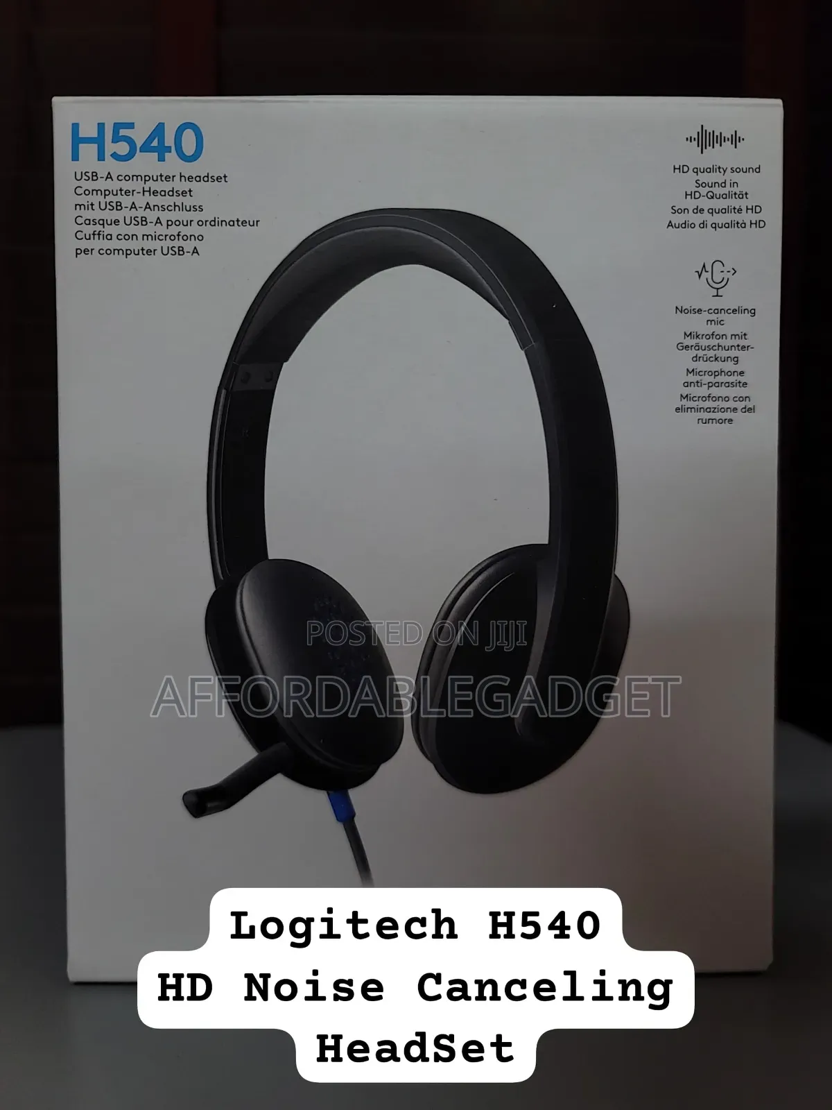 Logitech H540 Original Hd Noise Canceling Headset