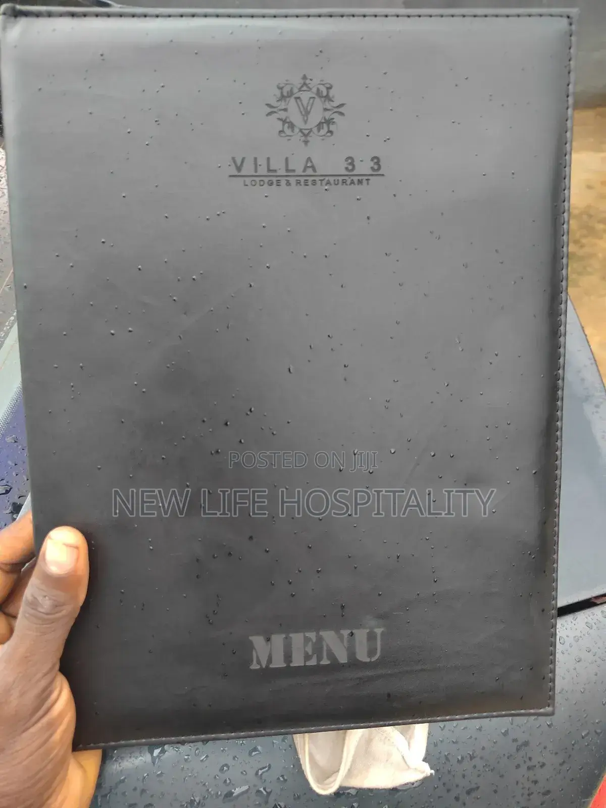 Leather Menu Folder