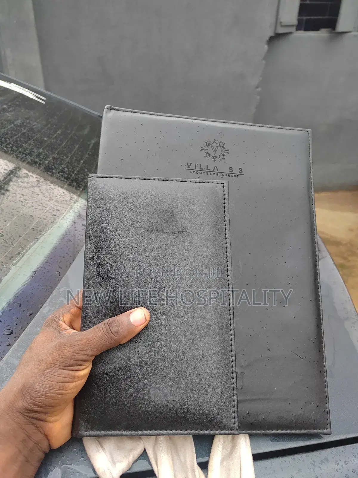 Leather Menu Folder