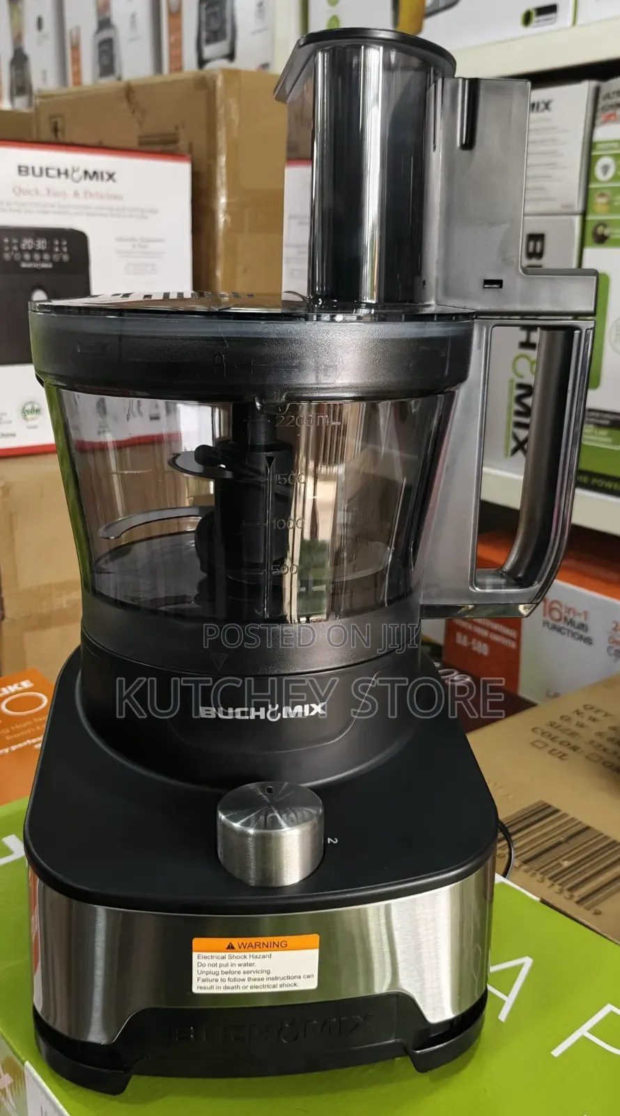 Buchymix Food Processor, Yam Pounder Meat Mincer Dough Maker