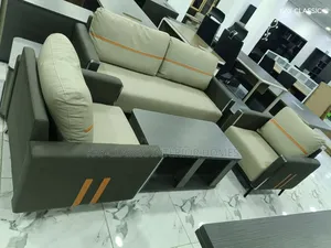 Sofa, Five Seaters Leather Sofa