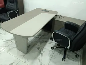 Executive Table And Bookshelf