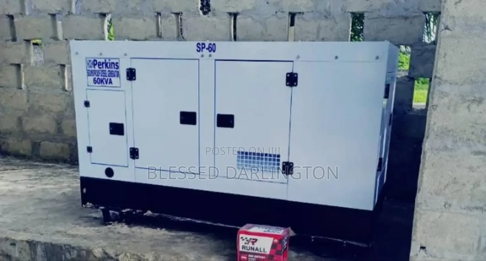 60kva Perkins Soundproof Generator
