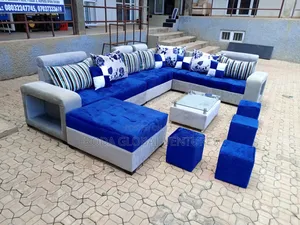 Quality Couch of U-Shape Sofa Chairs, Table and Stools. Ua10